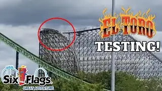 El Toro is TESTING!! Opening Soon? | Six Flags Great Adventure 2023