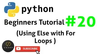 Using Else with For Loop | python tutorial for beginners #20