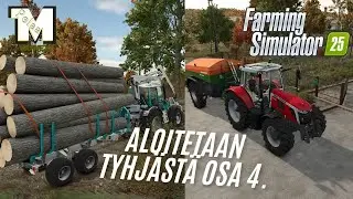 Farming Simulator 25 - Aloitetaan tyhjästä Zielonkassa osa 4.