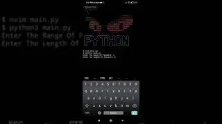 Python Password generator (Vim) . Pro Code 🔥🔥🔥 OOP .