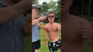 Eating Peanut Butter Off a Toe! #foodchallenge