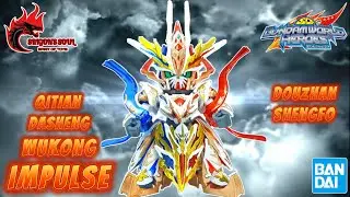{SDW HEROES} SDW HEROES QITIAN DASHENG WUKONG IMPULSE GUNDAM DOUZHAN SHENGFO#16 (S48) 4K #sdgundam