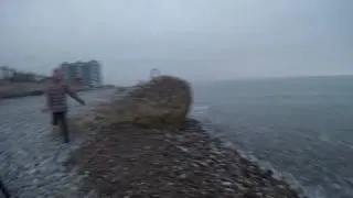 01.04.2017 - Лазаревский пляж, тусклый закат
