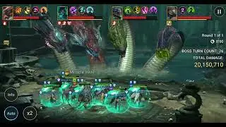 Raid Shadow Legend 2024 Post Hydra Buff Rotation 2 Hard 1 Key Comp #3