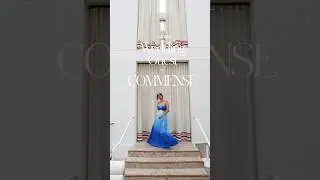 💙 GRWM for a wedding! 💍 how beautiful is this dress?Found it on @Commense code FERNANDA_12 12%OFF