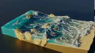 Blender 2.81 - FlipFluids Beach tutorial