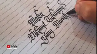 tulisan keren dengan spidol modifikasi(new)