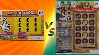 🛡Scratch card battle £1 vs £5 🛡