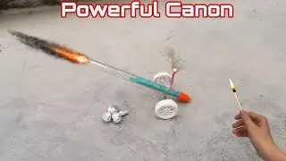 How to make powerful Cannon with matches at home | DIY matches Cannon [DIY]