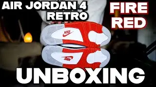 Mi primer JORDAN 4 RETRO de toda la vida // Air Jordan 4 Retro Fire Red