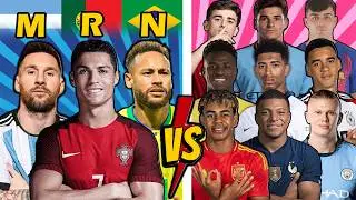 FOOTBALL Imperialism: Ronaldo, Messi, Neymar VS YOUNG Legends 🔥