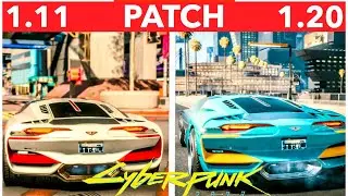 Cyberpunk 2077 Patch 1.2 PS4 Comparison Patch 1.11 
