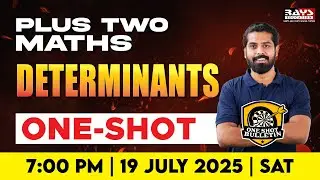 Determinants| One-Shot |+2 Maths LIVE