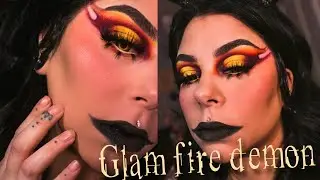 Glam Fire Demon Makeup Tutorial