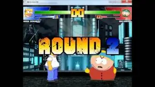 Mugen All Stars Legends Episode 76 Homer (me) VS Cartman