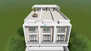 Desain Ruko 3 Lantai Ada Rooftopnya