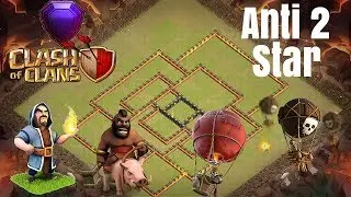 New Anti 2 Star TH11 War Legend Base 2018