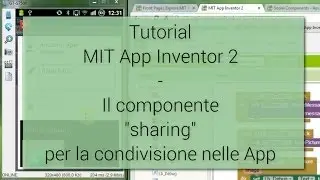 Tutorial - Il componente Sharing di MIT App Inventor , funzione condividi di Android