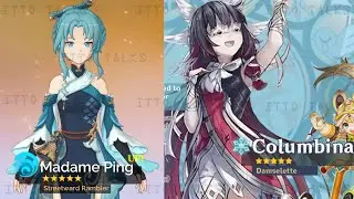 NEW UPDATE!! GOTH CHARACTER, MADAME PING AKA LANYA, COLUMBINA & ABOUT NATLAN FATUI! - Genshin Impact