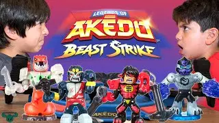Akedo BEAST STRIKE Unboxing Frenzy - Moose Toys Sent Us FREE Warriors!