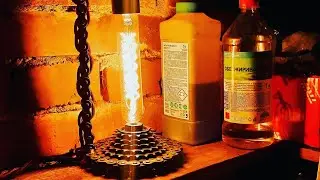 КРУТАЯ ИДЕЯ . Лампа из хлама. DIY