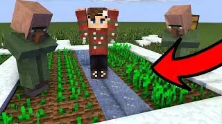 FAMINE IN THE VILLAGE PEOPLE! IN MINECRAFT 100% TROLLING TRAP