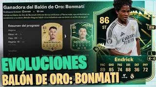 EVOLUCION: GANADORA DEL BALON DE ORO: BONMATI en EAFC 25 ⭐  EA FC 25 EVOLUTION BALLON D'OR WINNER
