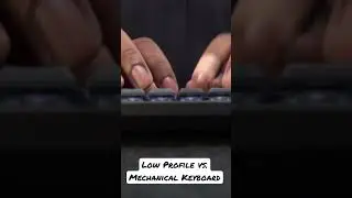 Chiclet vs. Mechanical Keyboard - hear the difference