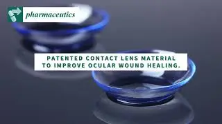 Patented contact lens material to improve ocular wound healing