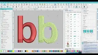 Hatch making a new letter, also using the digitize holes