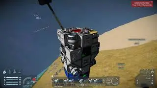 Space Engineers Warship Drop pod to planet
