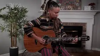 Luna Vineyard Koa Bevel Nylon Guitar with Fishman