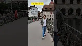 Near Chapel bridge Luzern Switzerland #switzerlandtouristvisa