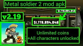 Metal soldier 2 || Unlimited coins and all characters unlocked.