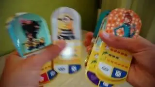 Распаковка коллекционных карточек МИНЬОНЫ