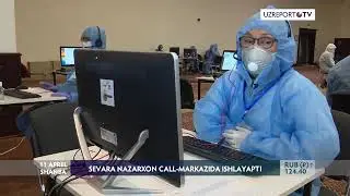 Севара Назархан работает в колл центре / Sevara Nazarxon call markazda operator bo lib ishlamoqda