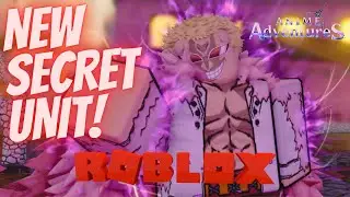 UNIT SECRET BARU Doflamingo Damagenya Stonk ! - Anime Adventures Roblox Indonesia