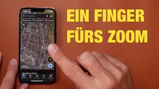 iPhone: Bequemer in Karten hineinzoomen