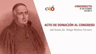 Acto de donación al Congreso de una reproducción en bronce del busto de Diego Muñoz-Torrero