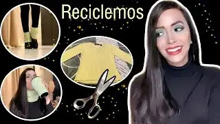 TRANSFORMA UN SUÉTER EN 3 ACCESORIOS - MARIBEL REYNA