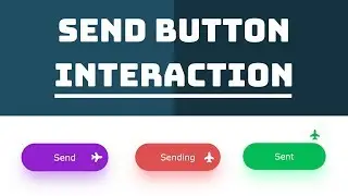 Send Button Interaction Animation Using HTML, CSS And jQuery