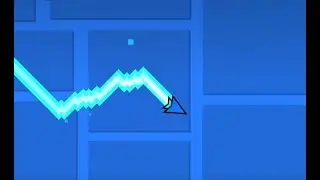 When you drag click in Geometry Dash...