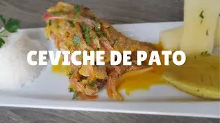 Ceviche de pato a la norteña