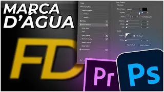Como criar MARCA D'ÁGUA PROFISISONAL no Adobe Photoshop (FÁCIL)
