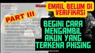Email Belum Di Verifikasi Begini Cara mengembalikan akun PB Zepetto Terkena Phising #PART 3