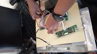 Pemasangan lcd controller board