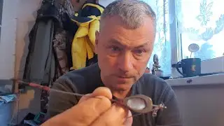 старинные снасти для ловли рыбы. Снасточка, Пулька-зеркальце и др.