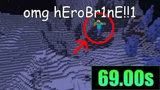 Fake Minecraft Speedruns Be Like