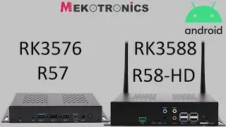 Mekotronics R57 vs R58 with Geekbench 6 Android 14 / RK3576 vs RK3588