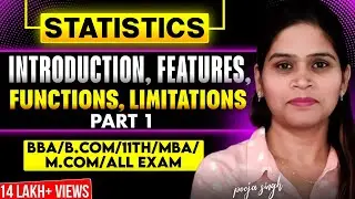 Statistics Introduction | Meaning | Function | Limitation | Business Statistics | BBA | B.Com | MBA